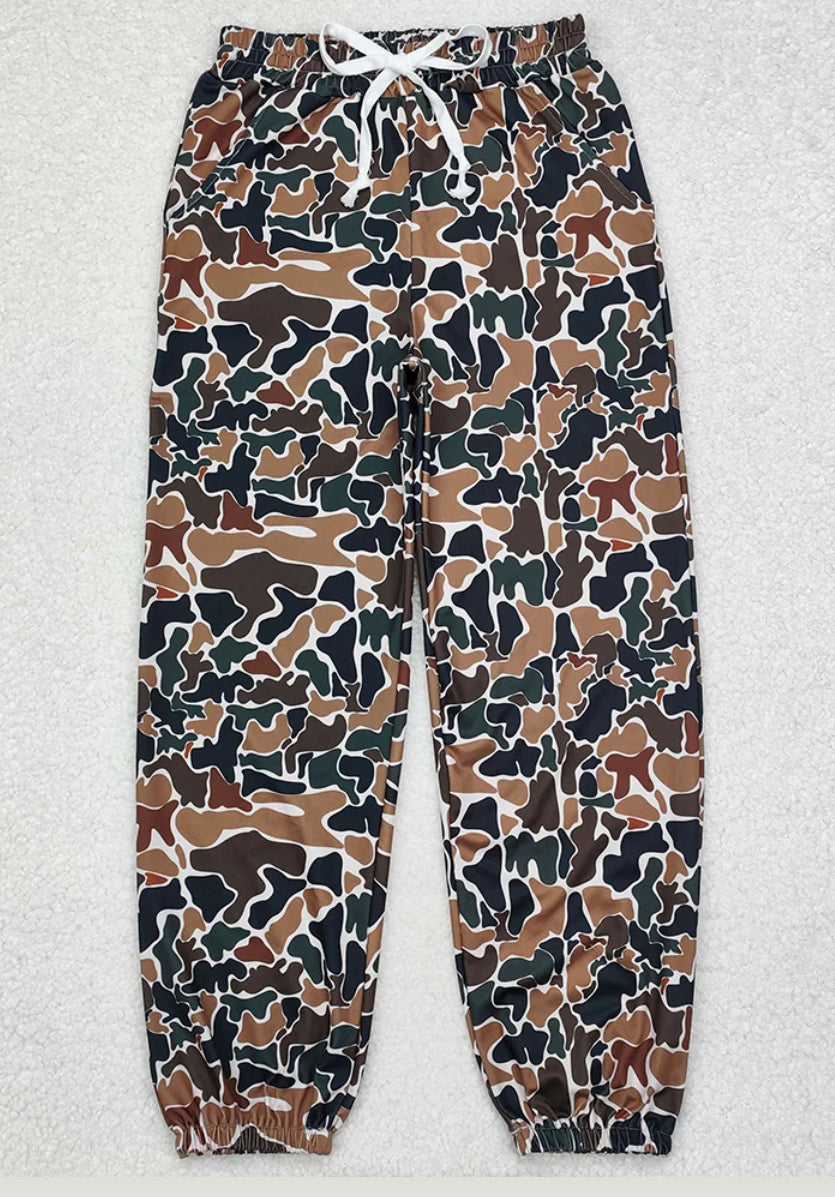 Women’s old school camo joggers