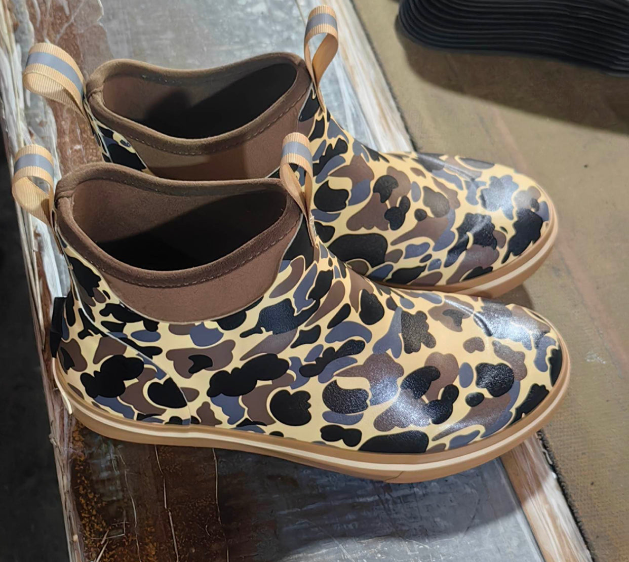 Old School Camo Deck Boots AiX Waterfowl