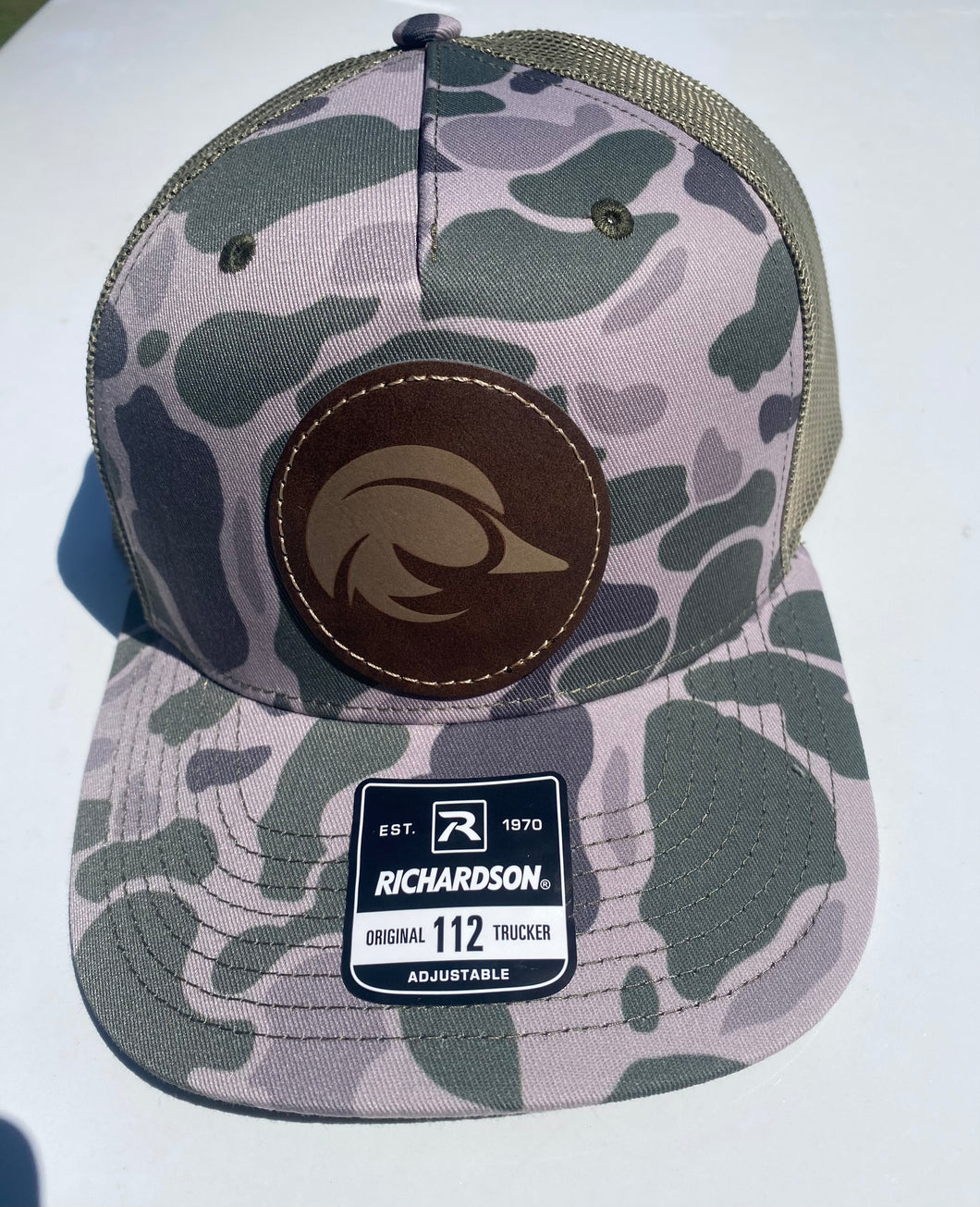 Richardson 112 Duck Camo Green and Grey