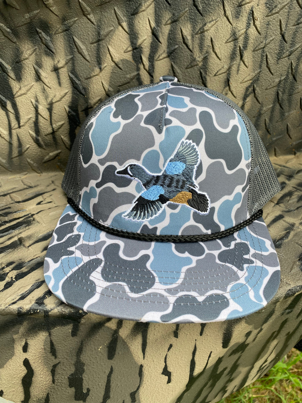 Blue Wing Teal Rope Hat