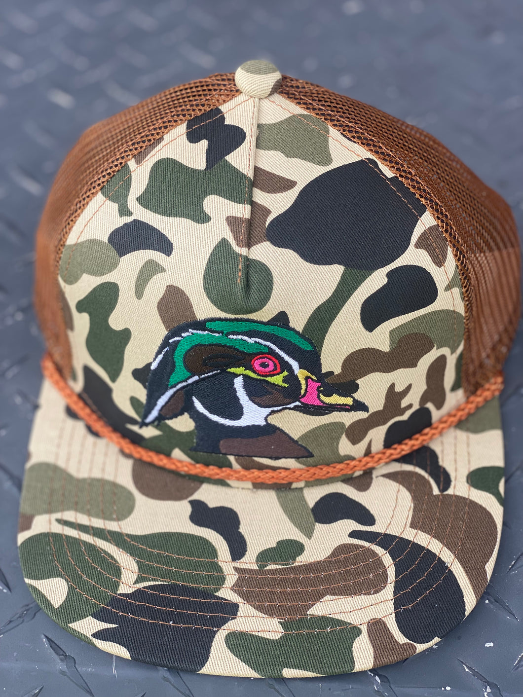 Old School Wood Duck Mesh Back